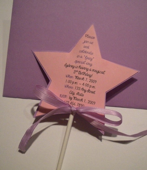 Princess Wand Invitations 4