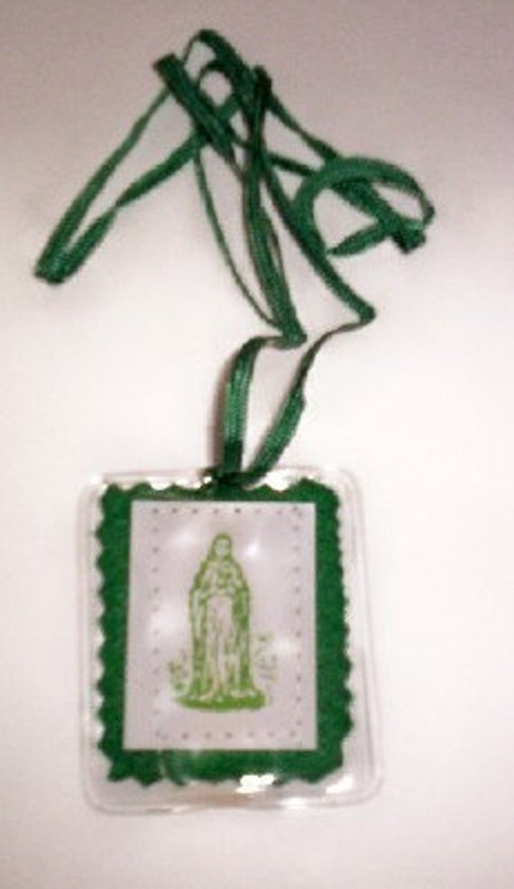 Green Scapular with Healing Prayer for Cancer Sufferers