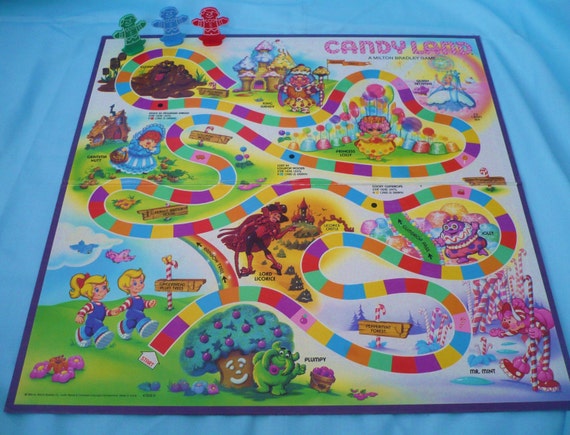 Items similar to 1984 CANDY LAND GAME MILTON BRADLEY \/ 1978 version ...