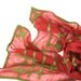 Nuno felted sheer scarf shawl wrap cotton wool labirint design brick green long