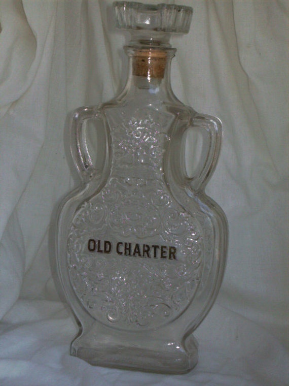 Beautiful Old Charter Antique Liquor Bottle
