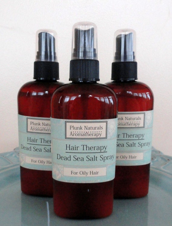 Items similar to Hair Therapy Dead Sea Salt Spray for Oily Hair on Etsy