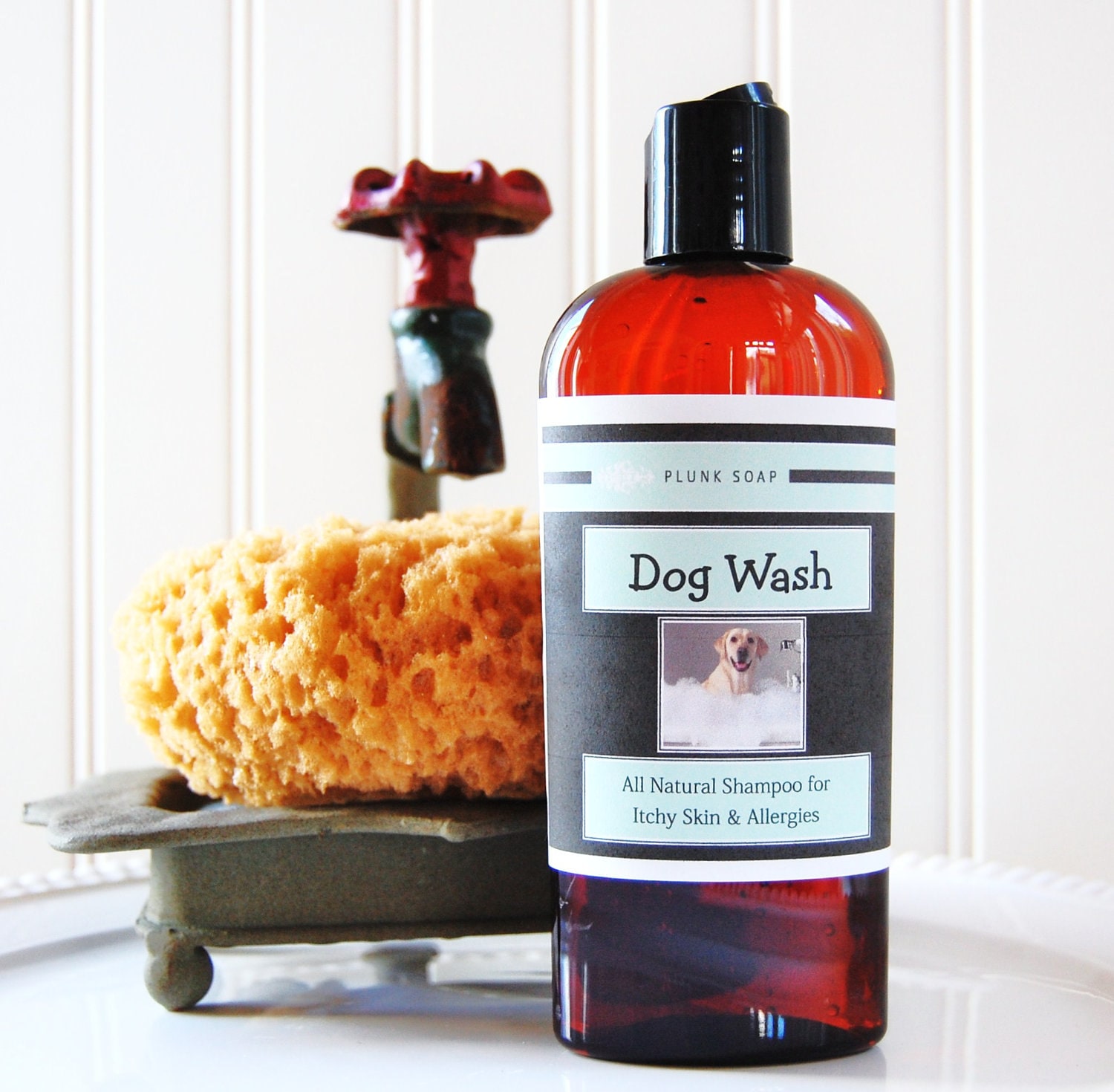 DOG WASH for Itchy Skin and Allergies All Natural by plunksoap