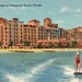 Vintage Florida Postcard - Riding the Surf at Hollywood Beach (Unused)