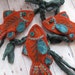 Embroidered Fish Lariat Necklace