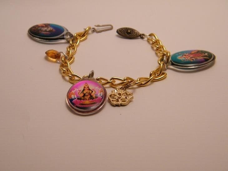 Hindu Gods Charm Bracelet