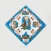 Lourdes Souvenir Scarf Polyester 30 inch square
