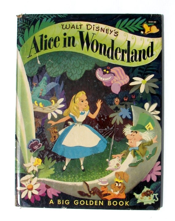 1951 First Edition Walt Disney's Alice In by fancyfigleaf on Etsy