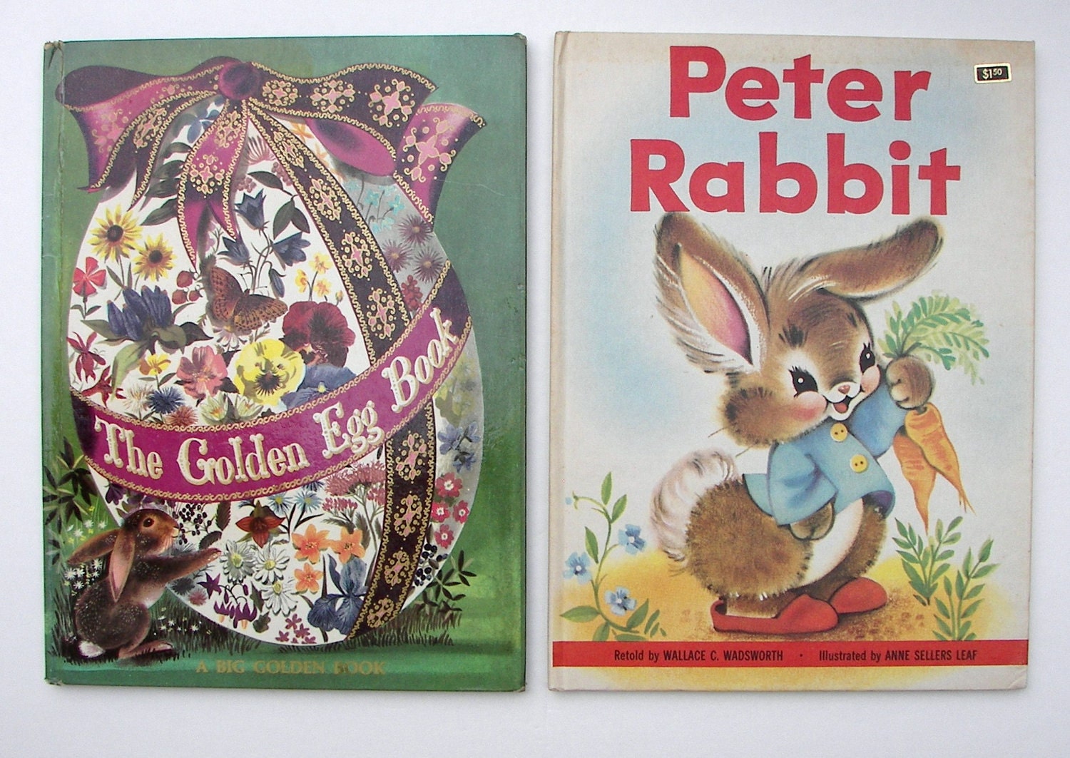 Peter Rabbit and The Golden Egg Book Vintage Children's