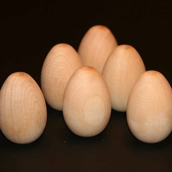 50 Egg Full 7/8 x 5/8 inch unfinished wood (WWFFE050)