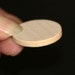 50 - CIRCLE CUTOUT - 1 x 1/8 inch unfinished wood