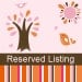 Reserved Listing for FlyWon
