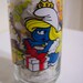 Smurf Glass Smurfette 1983 Cartoon Character Glass