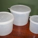 Tupperware White Canisters Set of 3