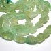 LAST ONE half strand Aquamarine large faceted nuggets half strand