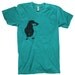 Emmy the Dachshund Weiner Dog, Adult Guy Girl Tshirt, Hand-Printed Ecofriendly Lithograph, American Apparel Evergreen, Unisex S M XL