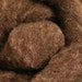 Babydoll Southdown Wool Roving - 8 oz. - Natural Brown
