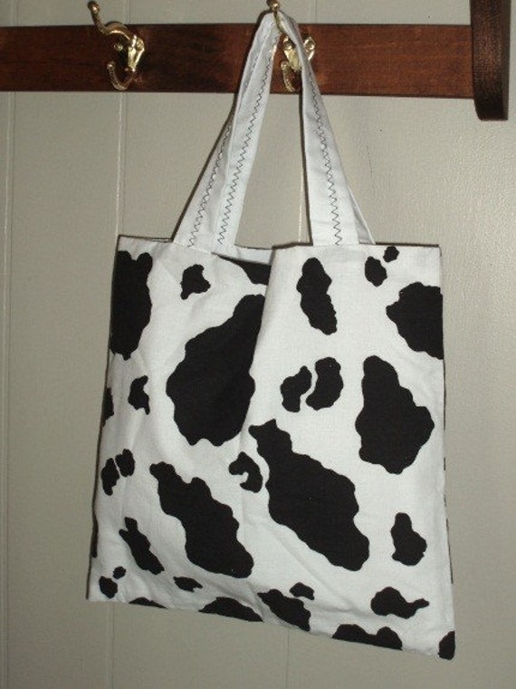Cow Print Trick or Treat Bag Halloween or Gift Bag