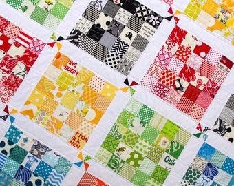 Quilter's Palette Quilt Pattern (PDF FILE) - Immediate Download