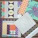 A Set of FOUR Ruby Star Placemats - Reversible