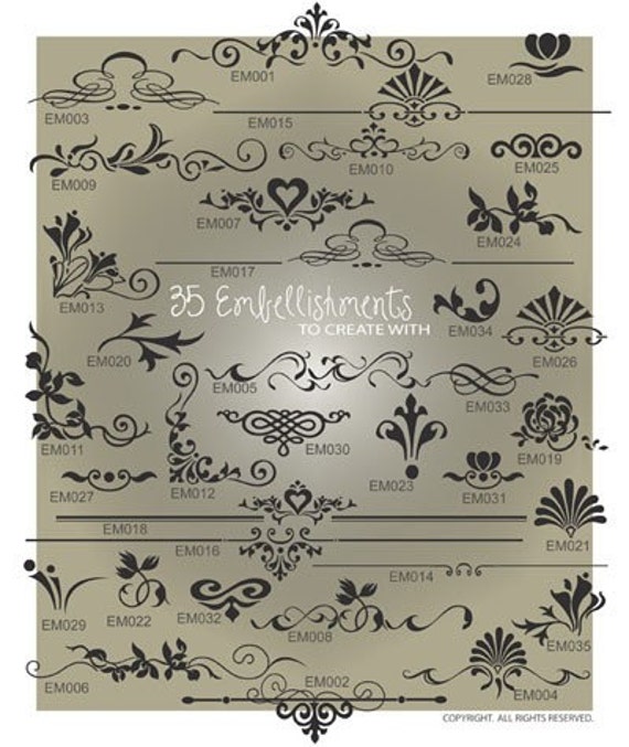 Embellishment SVG Files Ai Eps Svg Gsd Embellishment