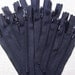 Clearance - Ten 4 Inch black YKK zippers.