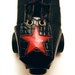 Leather "Gator" Toe Guards with Red Star