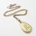 Pretty Dainty Gold tone Monogrammed 'A' Necklace