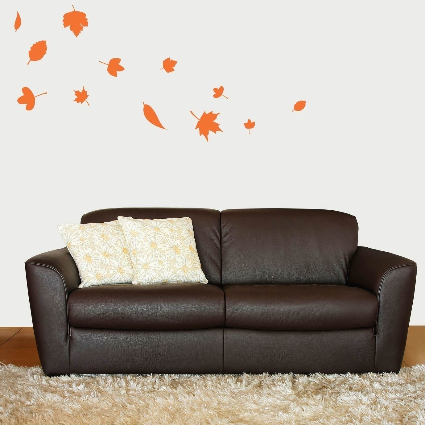 Falling Autumn Leaves Vinyl Wall Decal Bedroom Wall Decals