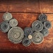 Recycled Jean Bib Necklace No18