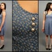 SALE Vintage 90s Floral Rayon Romper (XS - S)