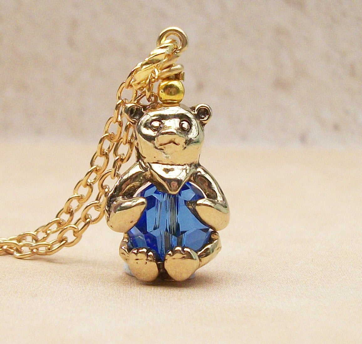 teddy pendant swarovski