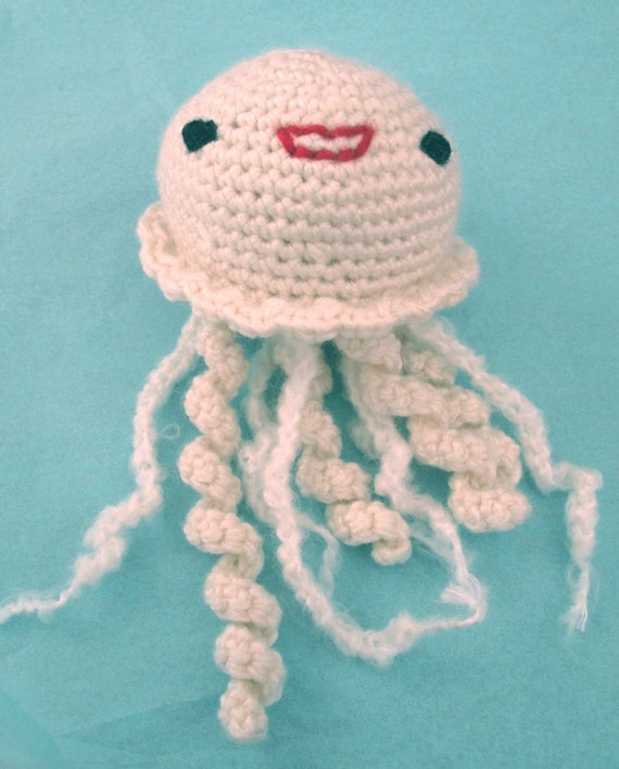 crochet jellyfish amigurumi pattern PDF  kisses   jellyfish pattern crochet sweet Etsy to  on amigurumi