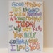 Art Original Magnet "This Is God" Watercolor 4 x 6 betrueoriginals