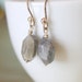 Labradorite Nugget Sterling Silver Earrings