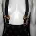 GETWAISTED Trendy elastic Suspender belt ...ONYX Golden DOLL...