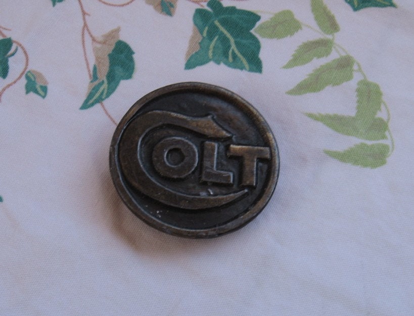 Awesome Vintage COLT Belt Buckle