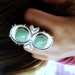 S.A.L.E. 40% Off -- Binary Brilliance Ring ---------- Chrysoprase Sterling Silver Ring