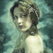Mermaid Behind Her Mask, Postcard Art Print, Set of 10