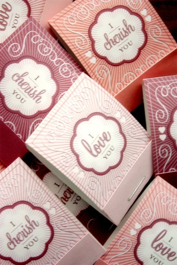 Items similar to DIY/Printable Love Coupon Matchbooks on Etsy