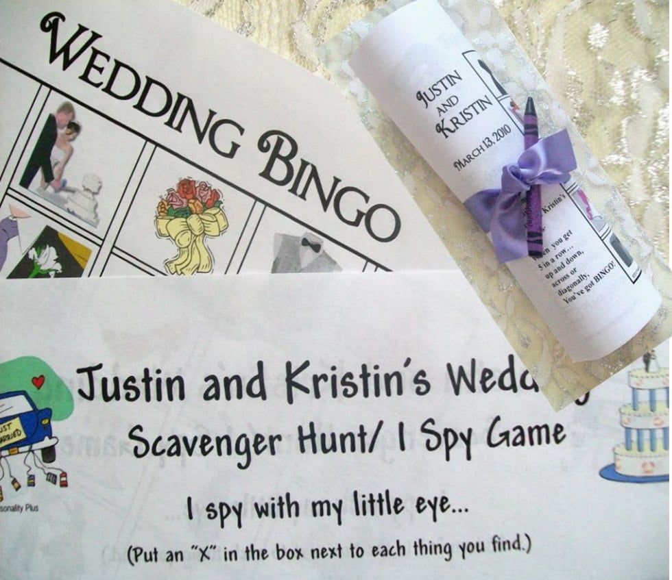 diy printable personalized kids wedding games us or uk