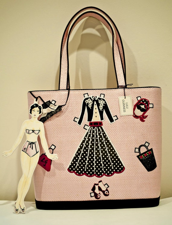 lulu guinness pink bag