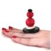 Big Cocktail Ring Ceramic - bold oversized handmade cocktail ring - TOP THIS - 2.1 inch