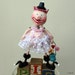 Whimsical Folk Art Pink Pig Collectible - Priscilla Piggy