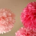 Cotton Candy Tissue Poms .. Dessert Table Decor / By PartyPoms