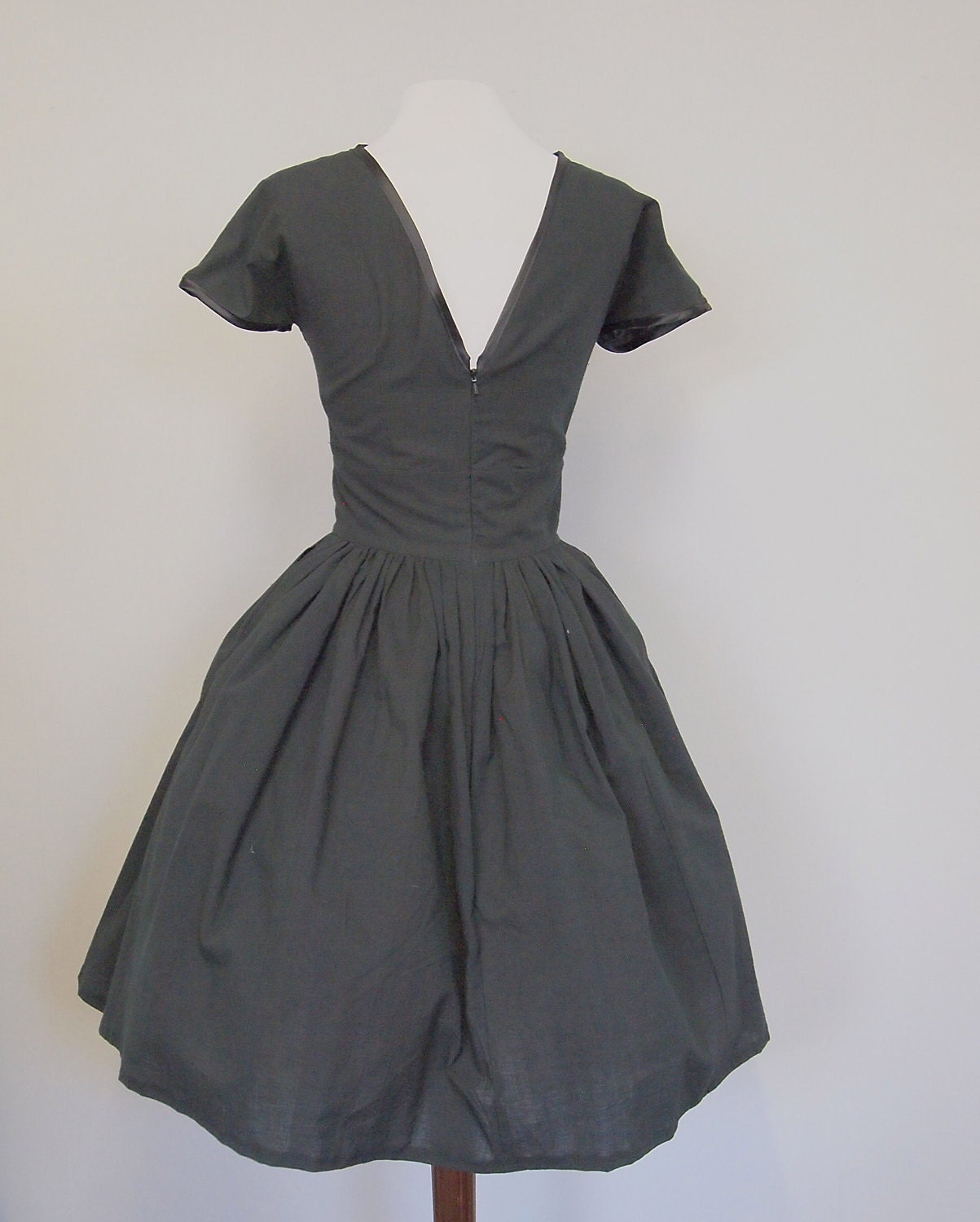 Little Black Organic T Shirt Dress made to order