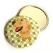 Golden Retriever dog pocket mirror