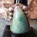 Western Sterling Silver Chrysocholla Ring - Size 7 1/2