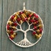 Eco-Friendly Tree of Heaven Pendant - Autumn Leaves