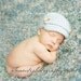 Newsboy hat baby boy newborn size silver blue with buttons or pick your own color